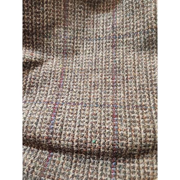 Pendleton VINTAGE 100% Virgin Wool Newsboy Cabbie Plaid Hat Cap Large w/flaws - Picture 12 of 12